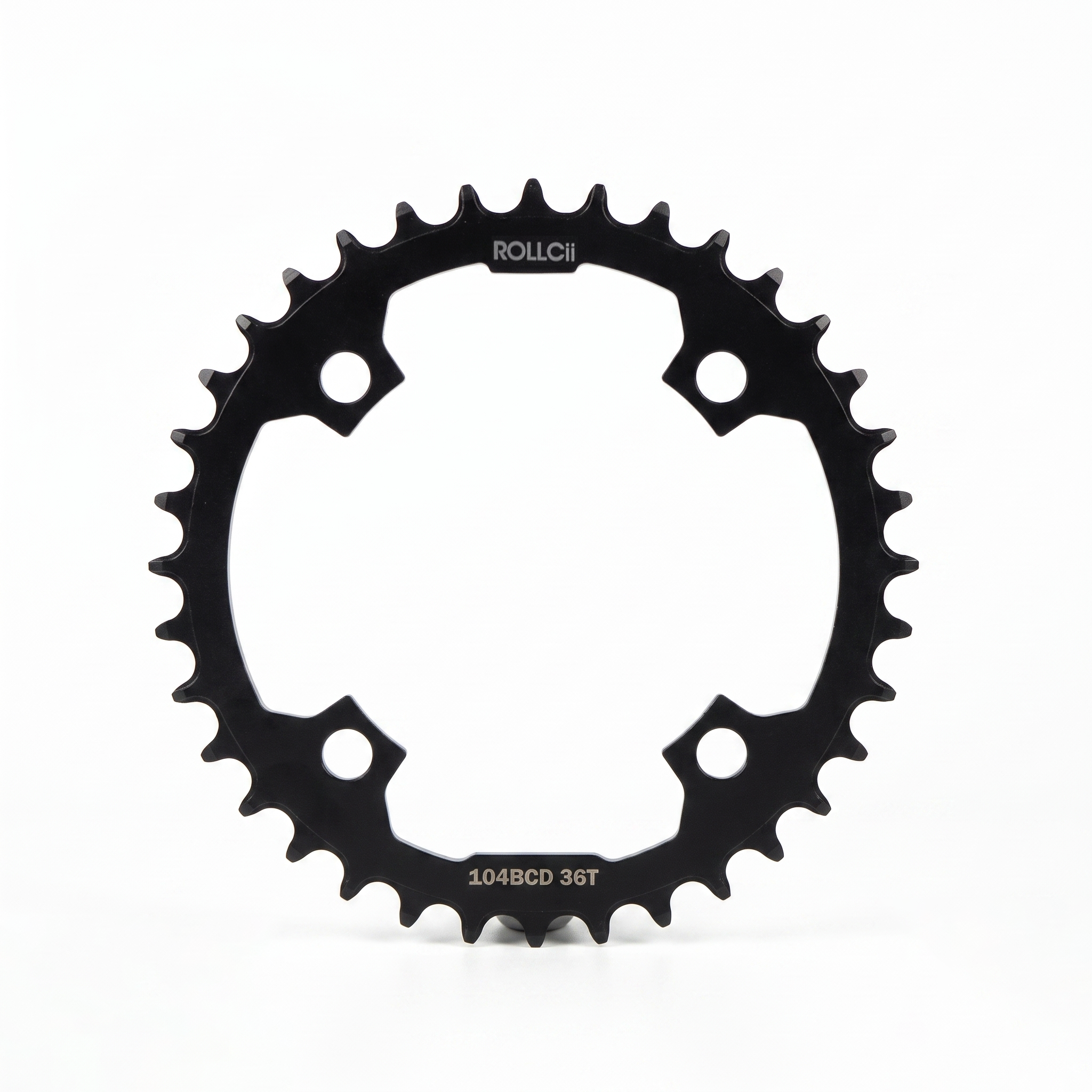 ROLLCii 1X Chainring for BCD104 4-Bolt, Chromoly-Stahl, 36Z, Hauptansicht