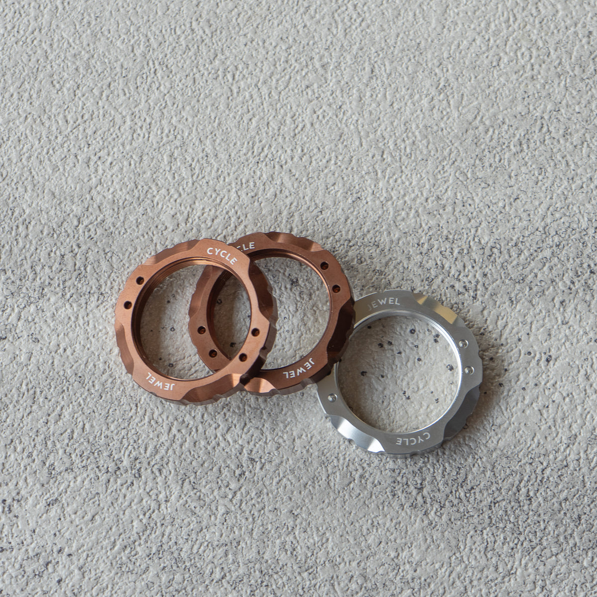 Cycle Jewel Track Hub Lock Ring, View 1