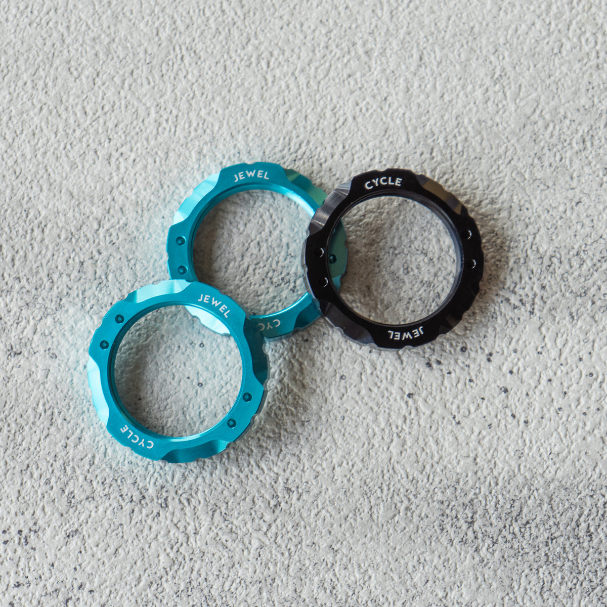 Cycle Jewel Track Hub Lock Ring, View 3
