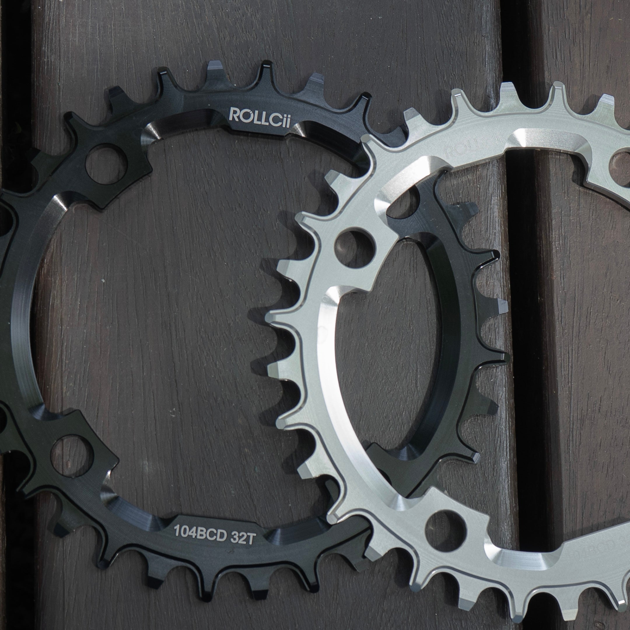 ROLLCii 1X Chainring for BCD104 4-Bolt, Narrow-Wide, 32Z, Ansicht 5