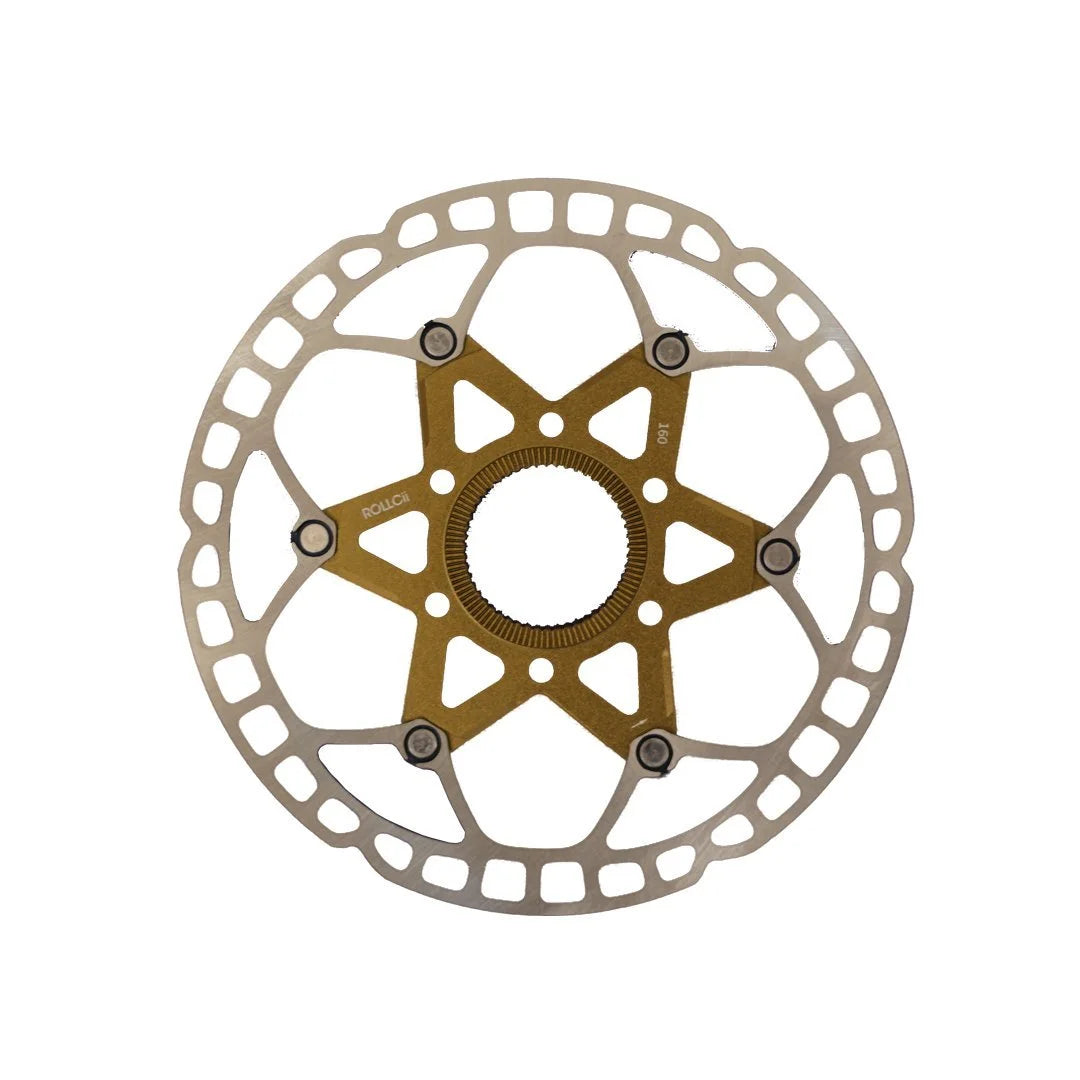 ROLLCii Center Lock Floating Rotor, 160mm, Gumwall