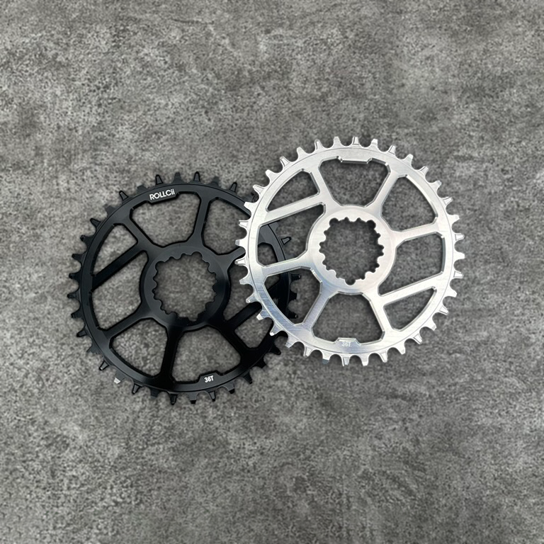 ROLLCii V2 1X Direct Mount Chainring for SRAM 3-Bolt MTB 3mm Offset, view 1