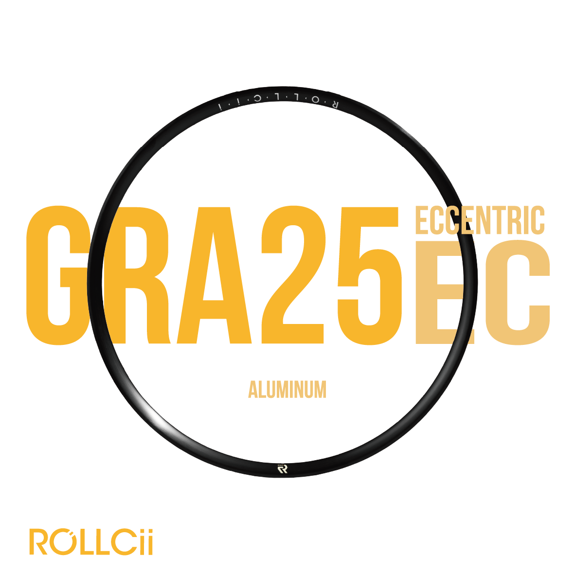 Llanta de Aluminio Excéntrica ROLLCii GRA25EC, gravel all-road freno de disco, vista 5