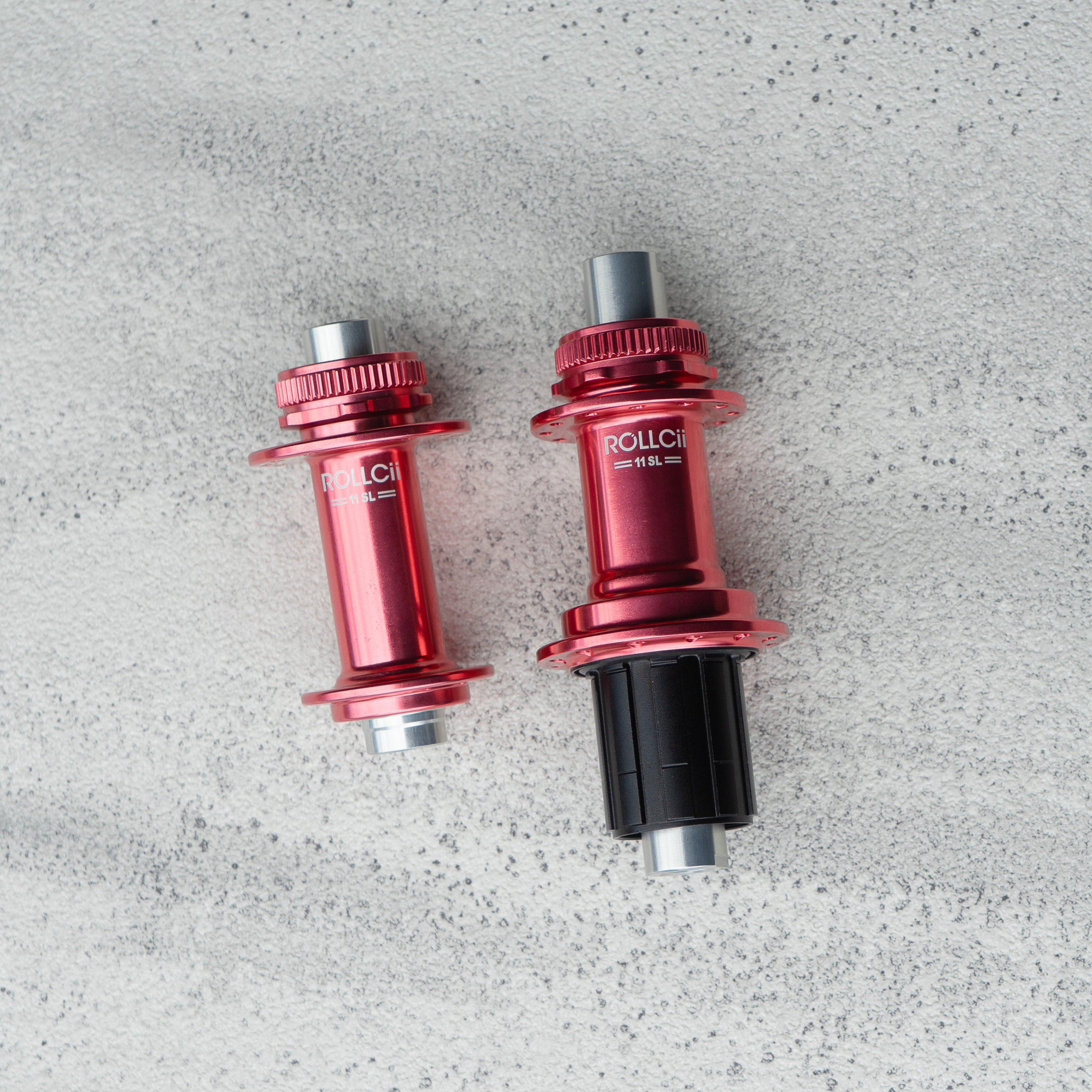 Moyeu Center Lock ROLLCii RC11DB-SL 24 trous, frein à disque, rose flamant