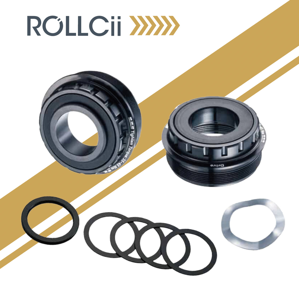 ROLLCii T47 External Bottom Bracket, Ansicht 1