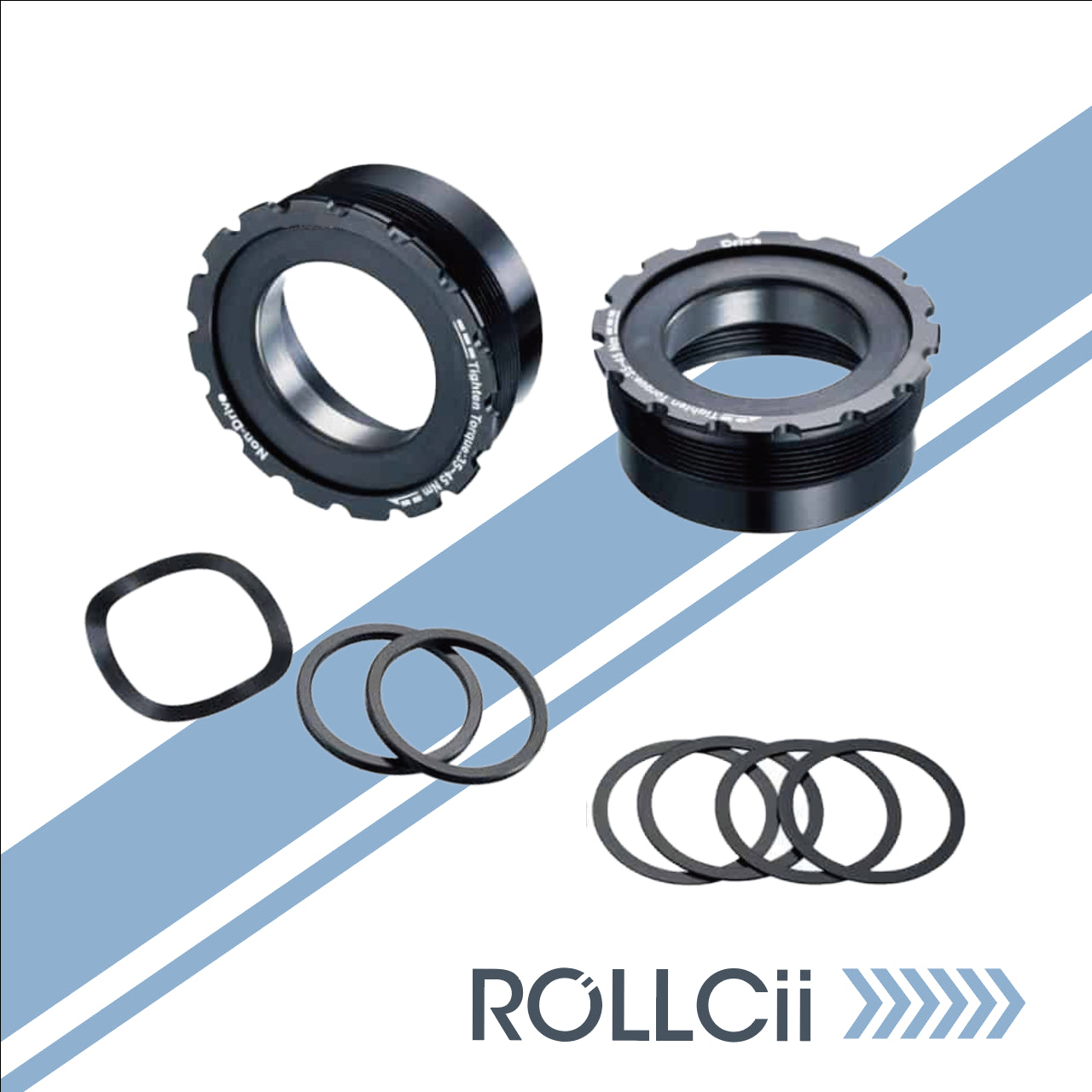 ROLLCii T47 Internal Bottom Bracket, 86/92mm, Ansicht 1
