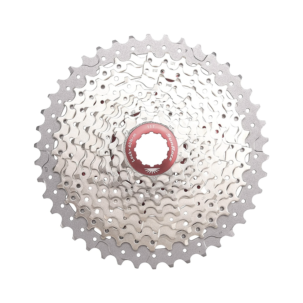 SunRace CSMX8 11-Speed Cassette, 11-42T, Silber