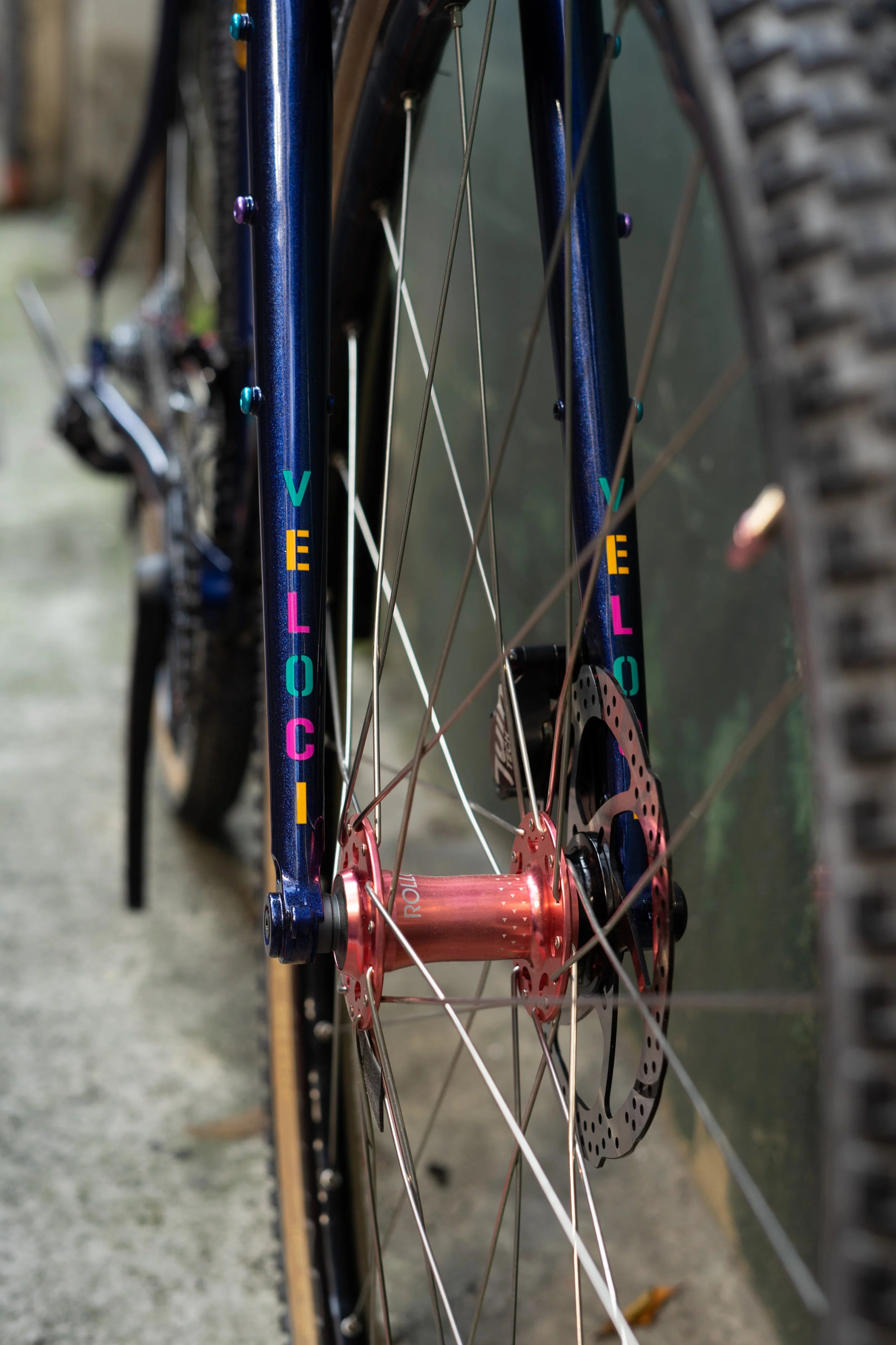 VELOCI Disko '80s Chromoly Steel Frame Set, gravel bikepacking all-road, view 3