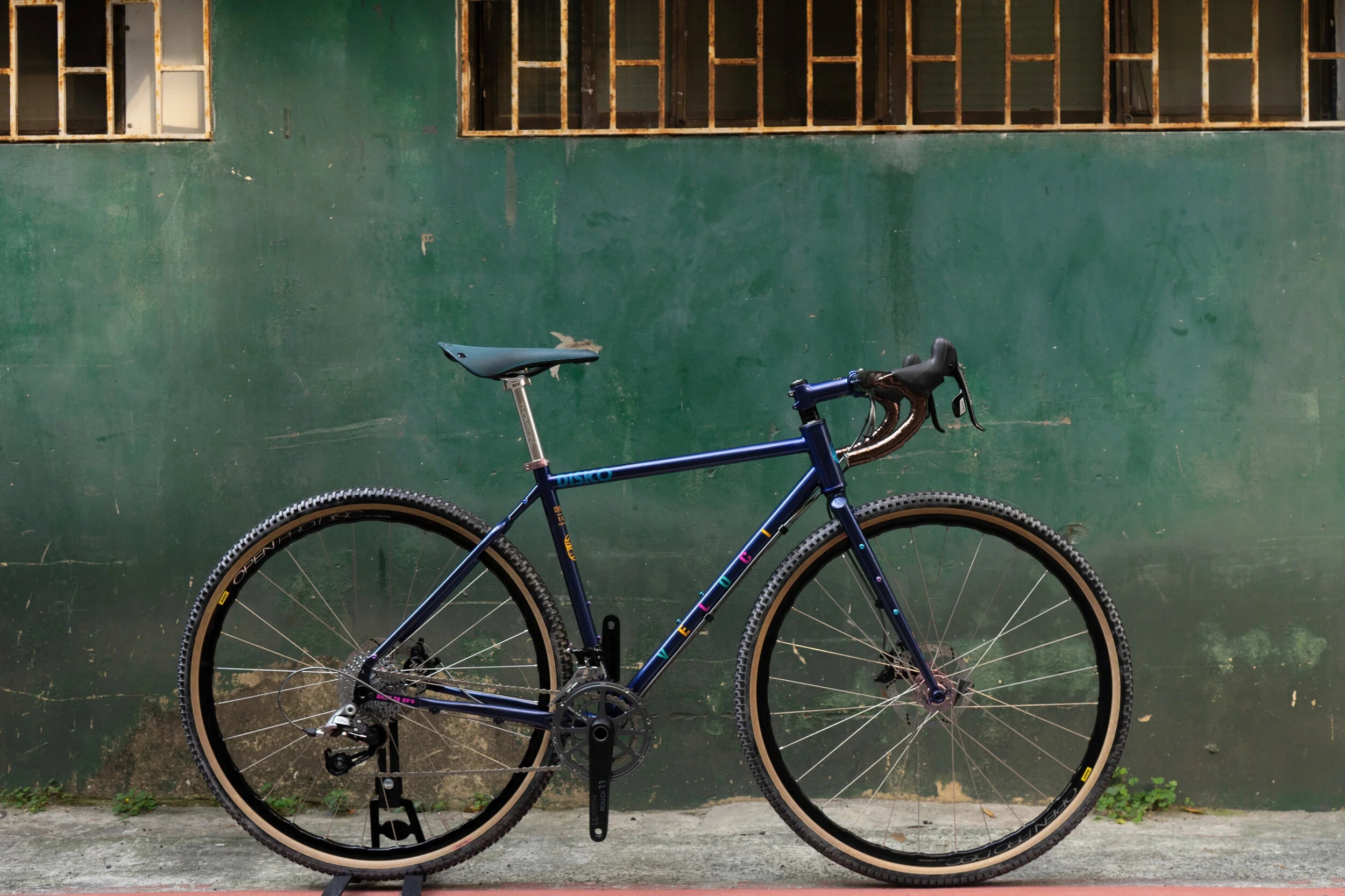 VELOCI Disko '80s Chromoly Steel Frame Set, gravel bikepacking all-road, primary view