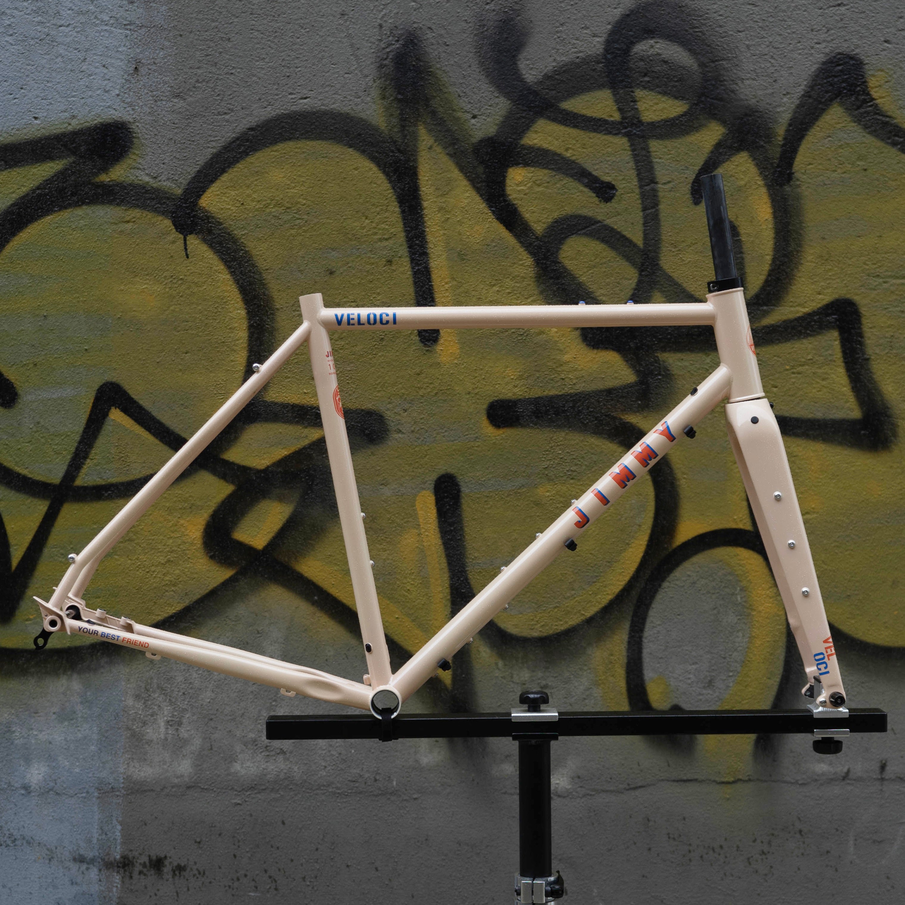 VELOCI Jimmy V.2 Chromoly Steel Frame Set, gravel bikepacking all-road, view 6