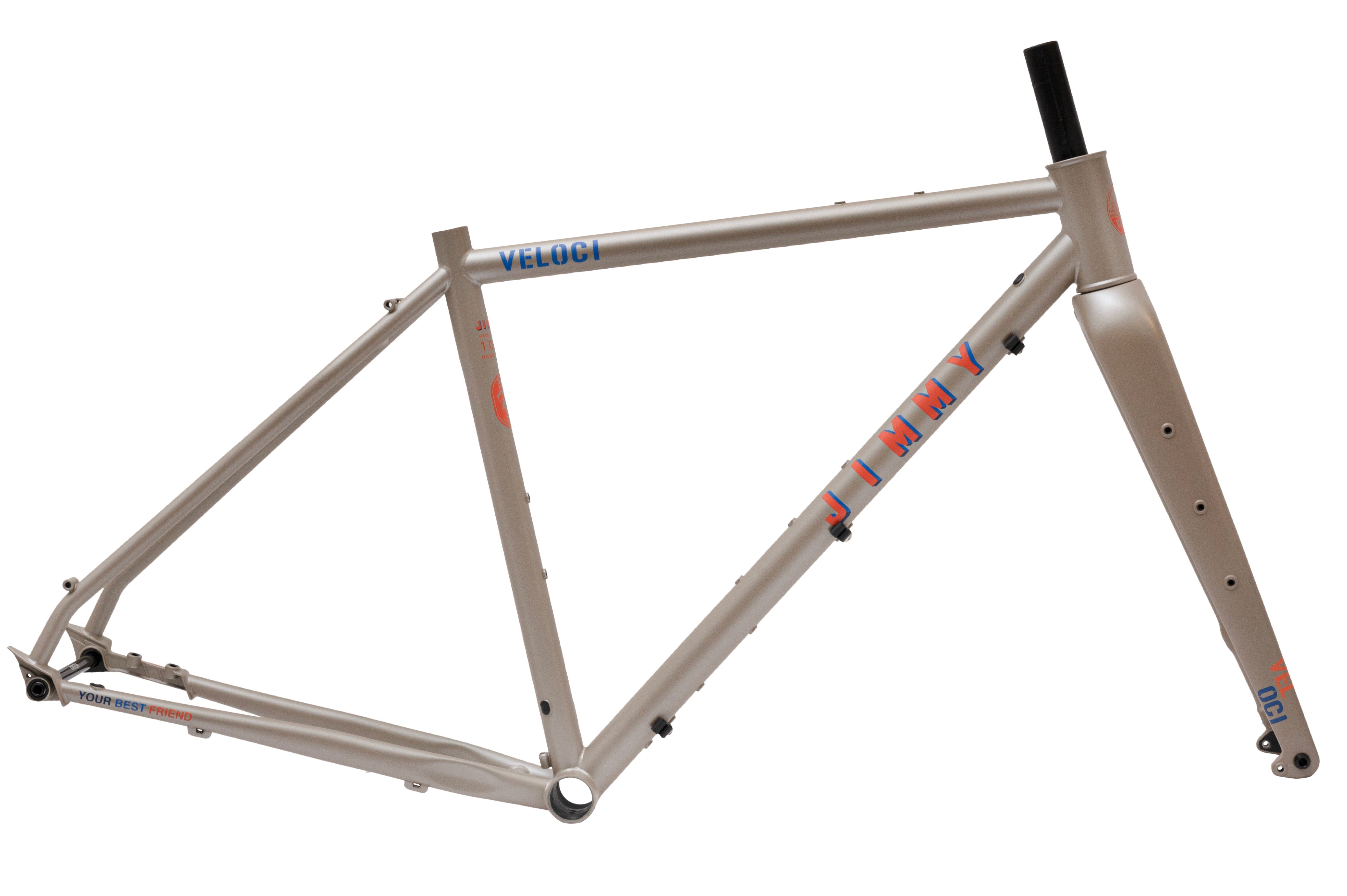 VELOCI Jimmy V.2 Chromoly Steel Frame Set, gravel bikepacking all-road, primary view