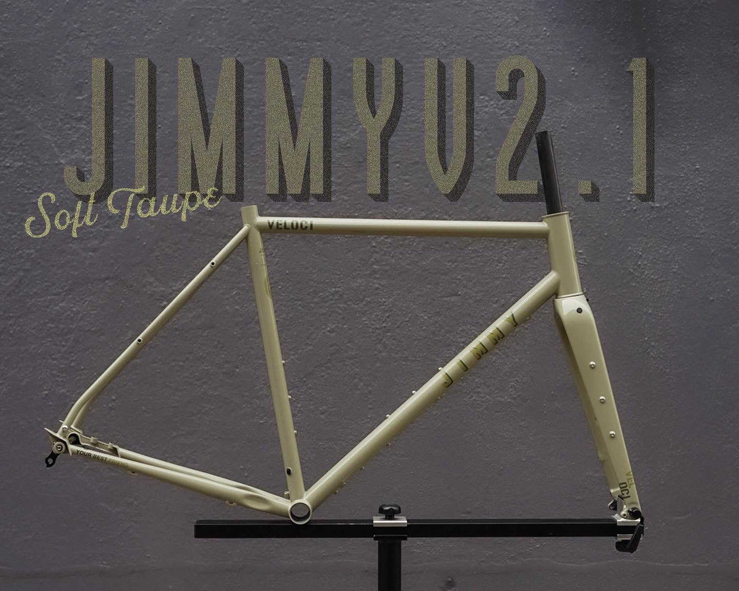 VELOCI Jimmy V2.1 Chromoly Steel Frame Set, Gravel Bikepacking All-Road, Hauptansicht