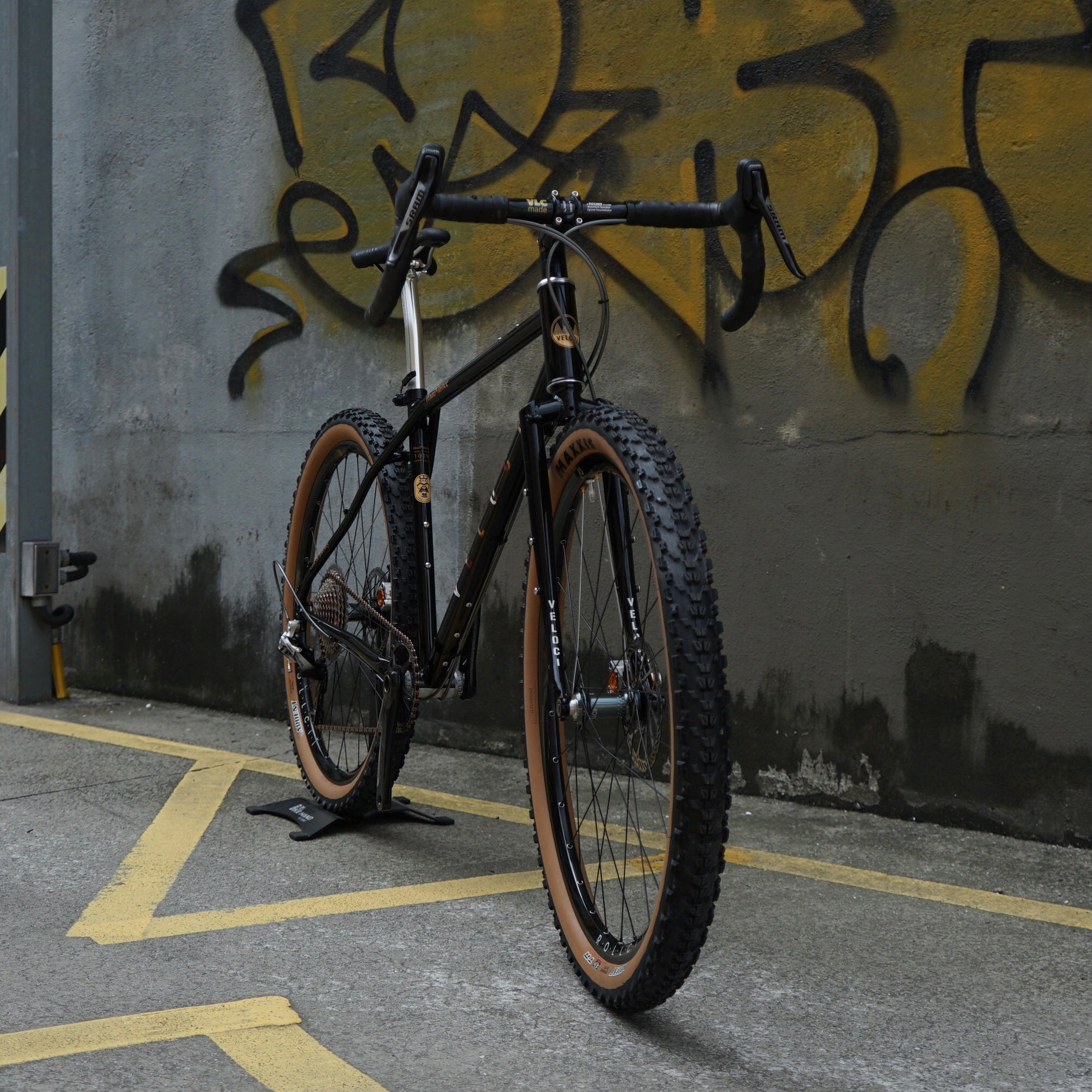 VELOCI Roadmance Chromoly Steel Frame Set with Steel Fork, gravel bikepacking monstercross, view 13