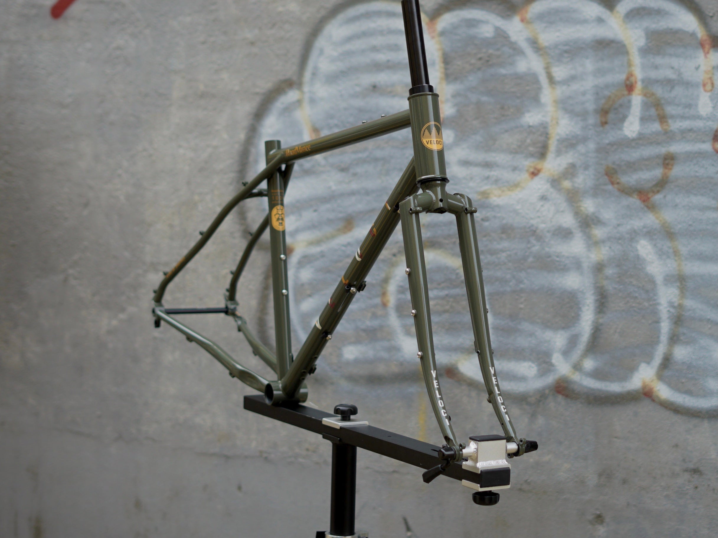 VELOCI Roadmance Chromoly Steel Frame Set with Steel Fork, gravel bikepacking monstercross, view 17
