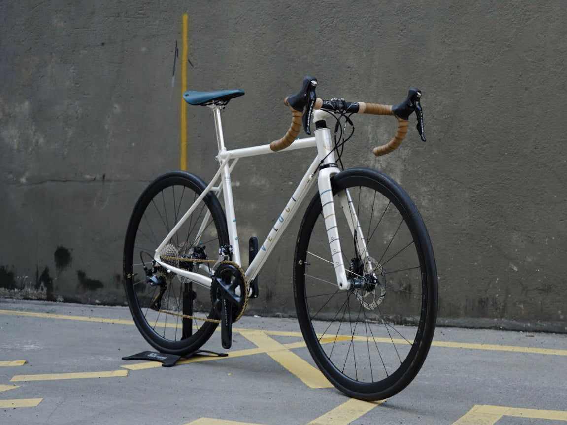 VELOCI Road Plus Chromoly Steel Frame Set, road bike disc enduro, view 2