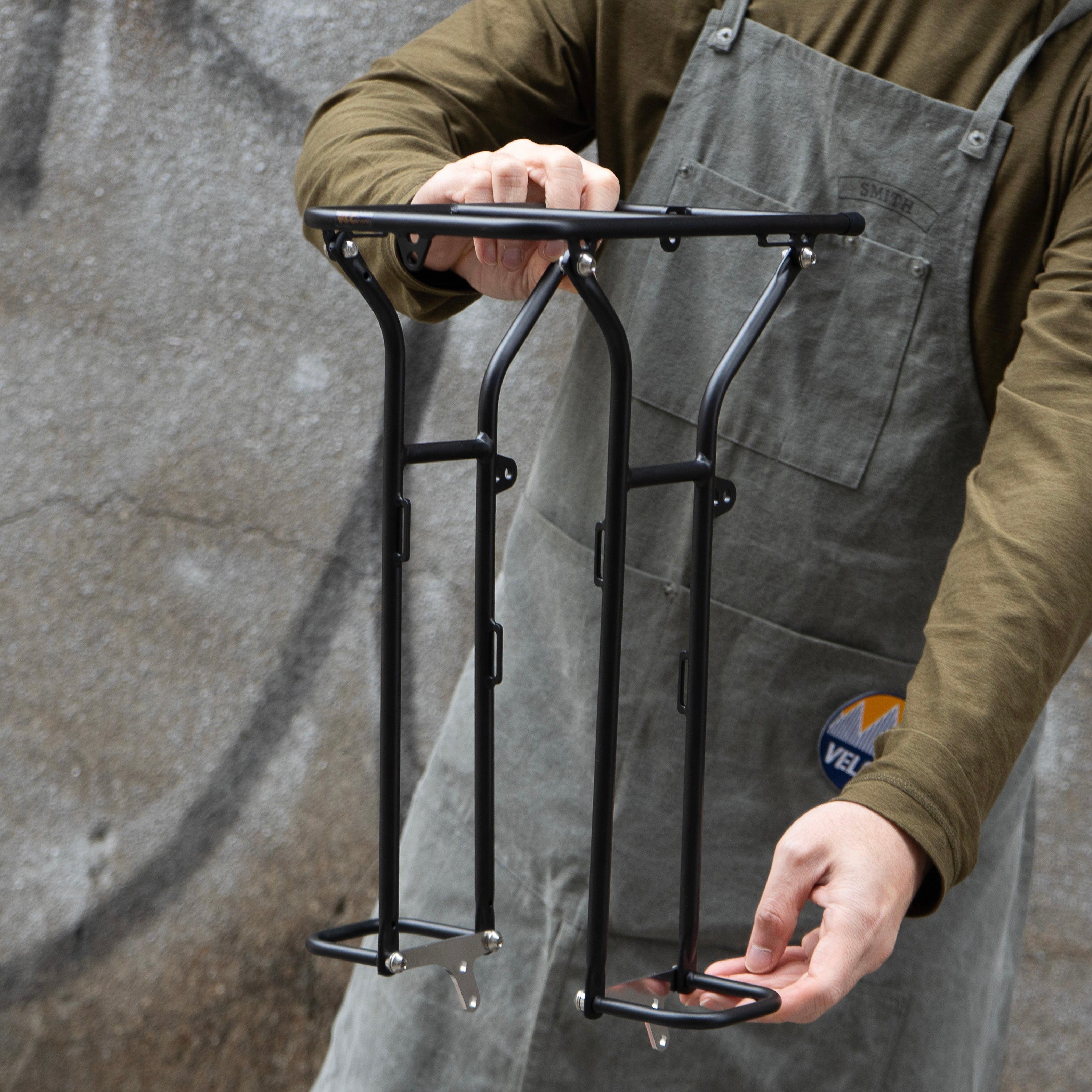 VLCmade Cage Wednesday Front Rack, chromoly steel, view 1