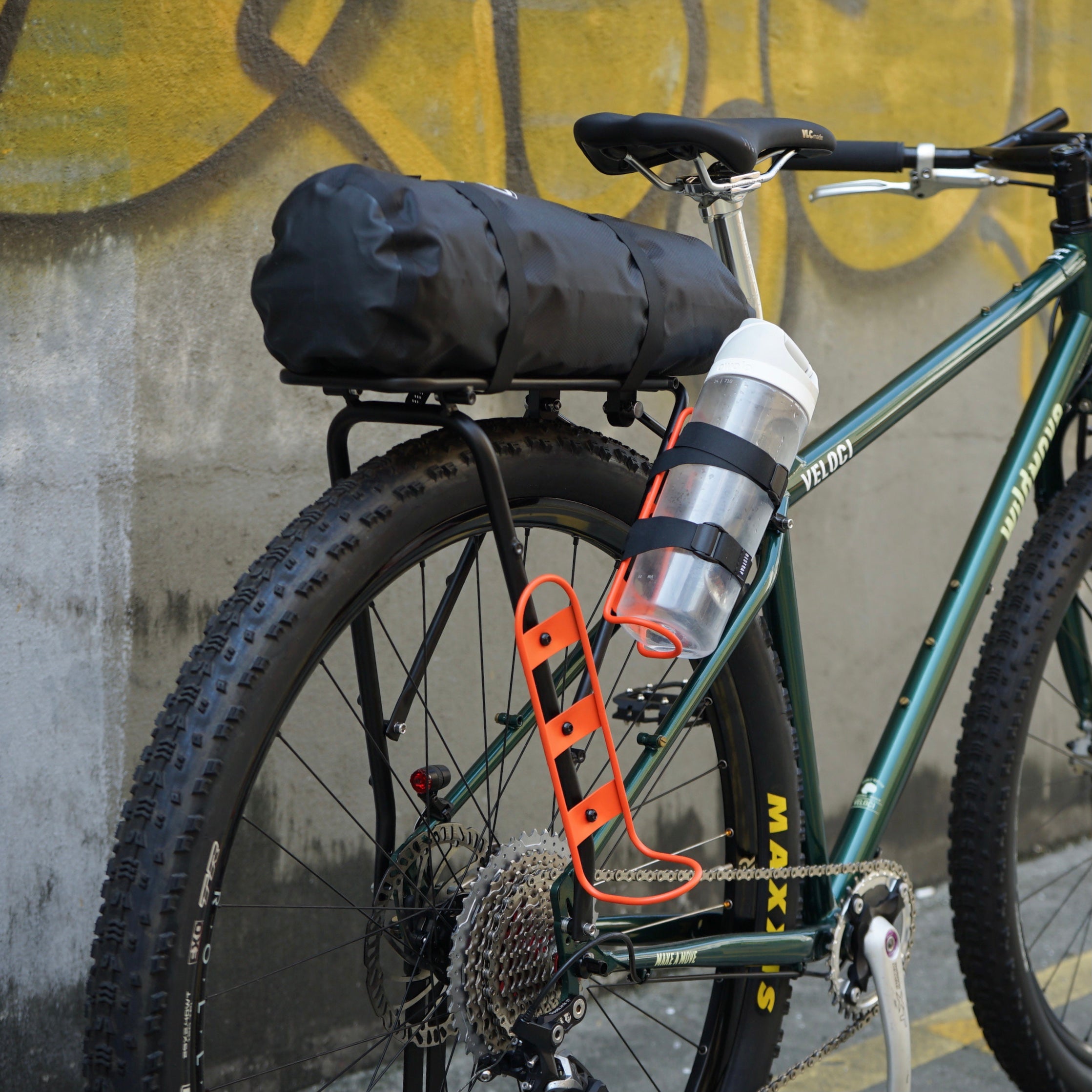 Portapacchi posteriore VLCmade Wednesday, acciaio chromoly, vista 2
