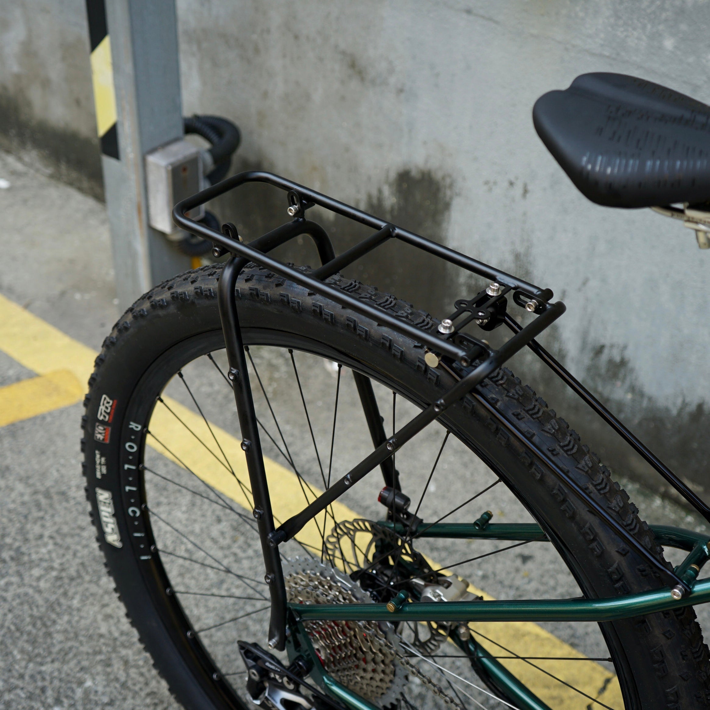 Portapacchi posteriore VLCmade Wednesday, acciaio chromoly, vista 4