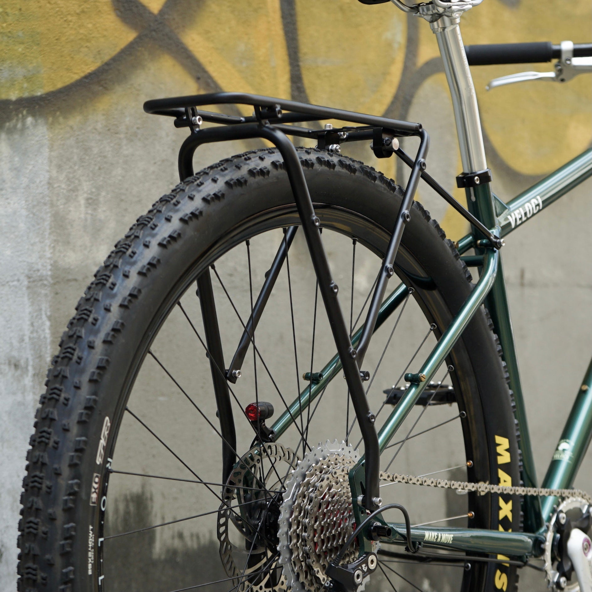 Portapacchi posteriore VLCmade Wednesday, acciaio chromoly, vista 6