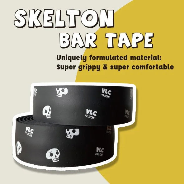 Cinta de Manillar VLCmade Skelton, acolchado en gel, vista 1