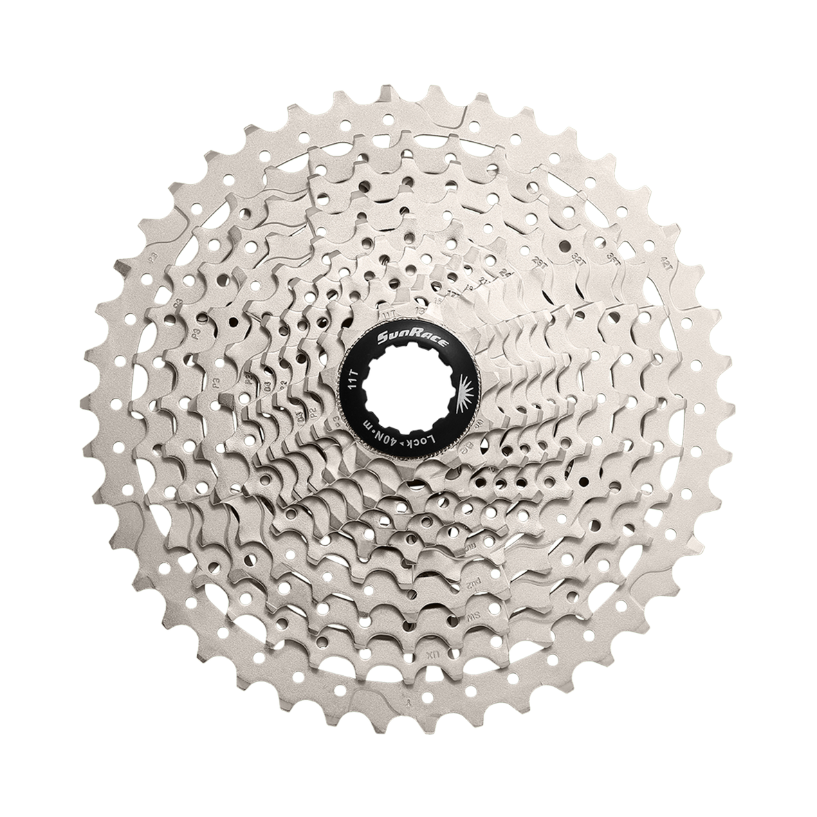 SunRace CSMS7 11-Speed Cassette, 11-42T, Silver