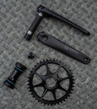 Bộ Giò Đĩa Gravel ROLLCii 11, Đen Cát, hình 1
