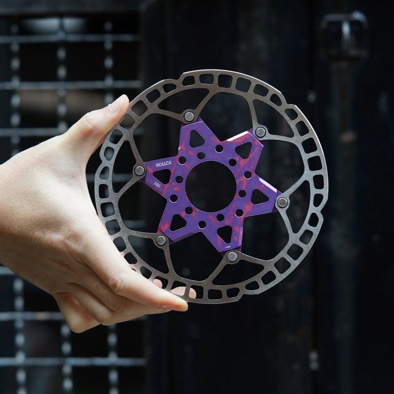 ROLLCii 6-Bolt Floating Rotor V2, 160mm, สีลาเวนเดอร์