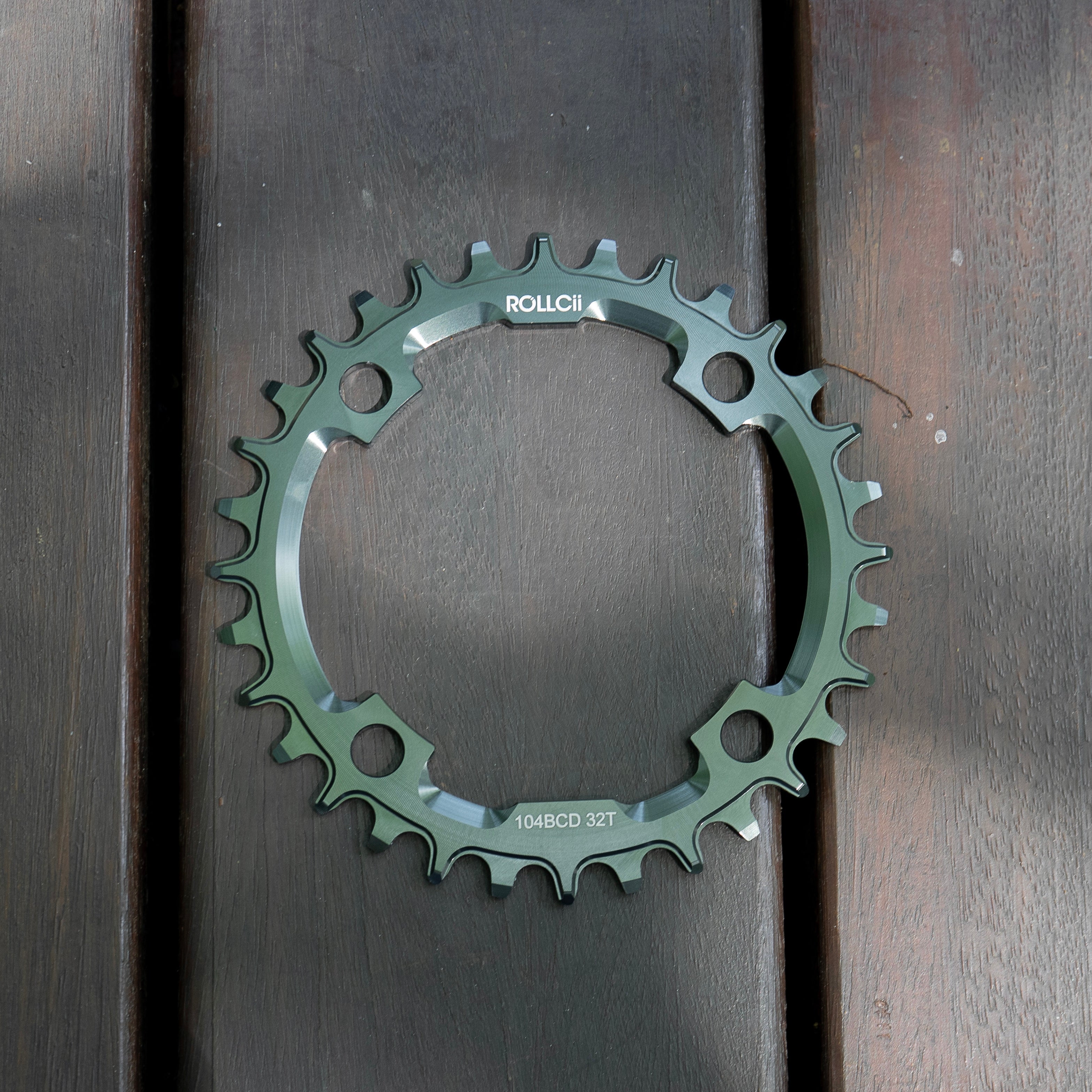 ROLLCii 1X Chainring for BCD104 4-Bolt, Narrow-Wide, 32Z, Ansicht 3