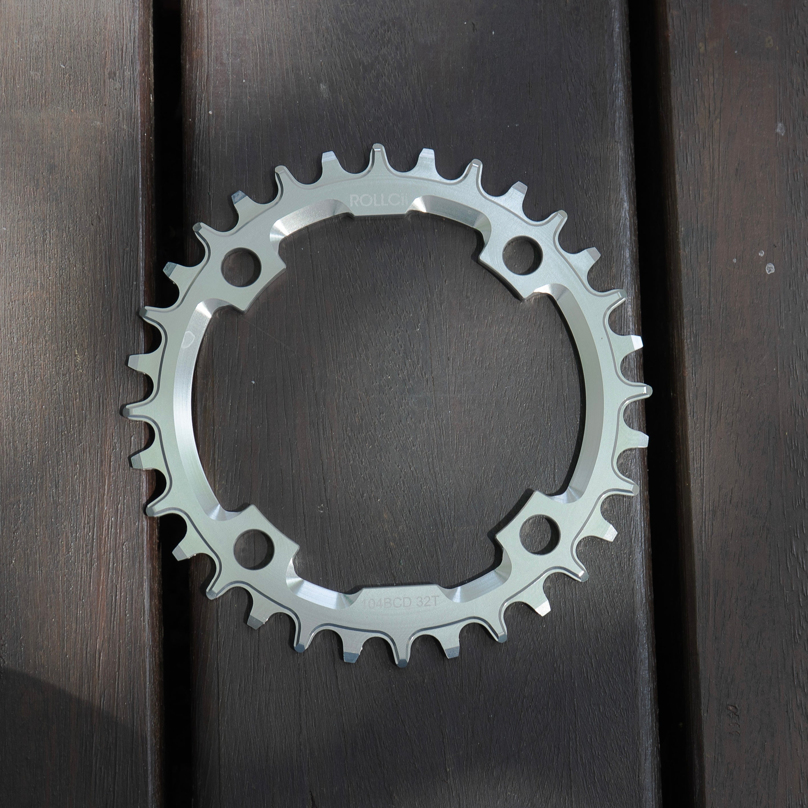 ROLLCii 1X Chainring for BCD104 4-Bolt, Narrow-Wide, 32Z, Ansicht 4