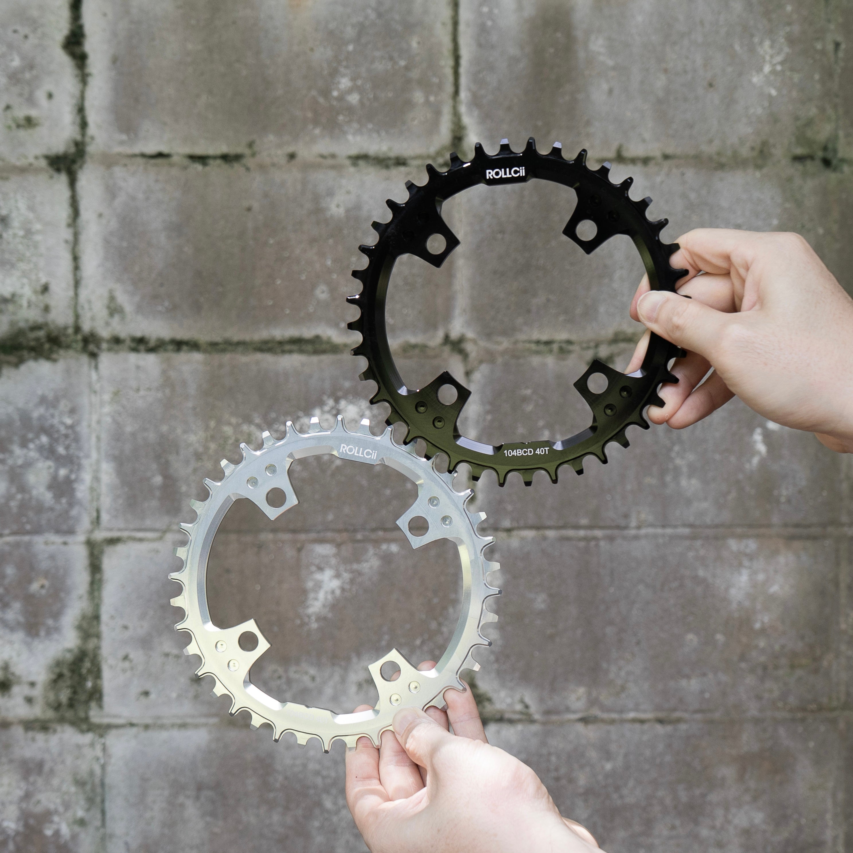 ROLLCii 1X Chainring for BCD104 4-Bolt, Narrow-Wide, 40Z, Ansicht 4