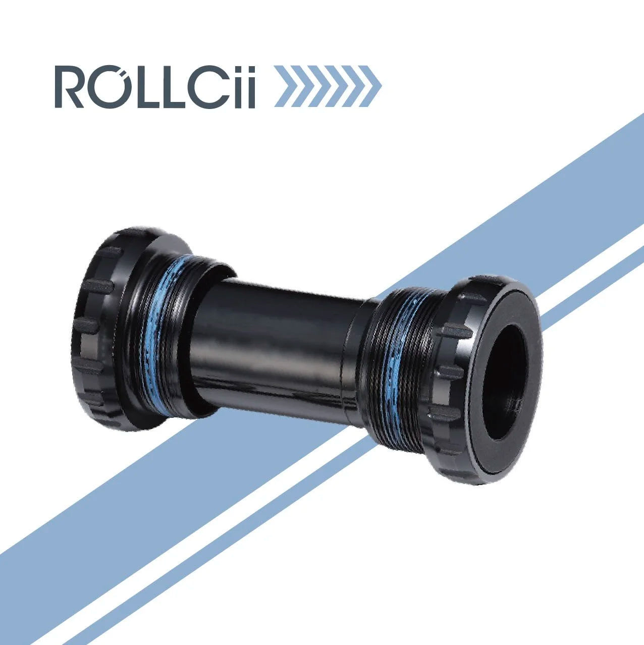 ROLLCii 英牙 外置式 中軸, 鋼珠培林, 主視角