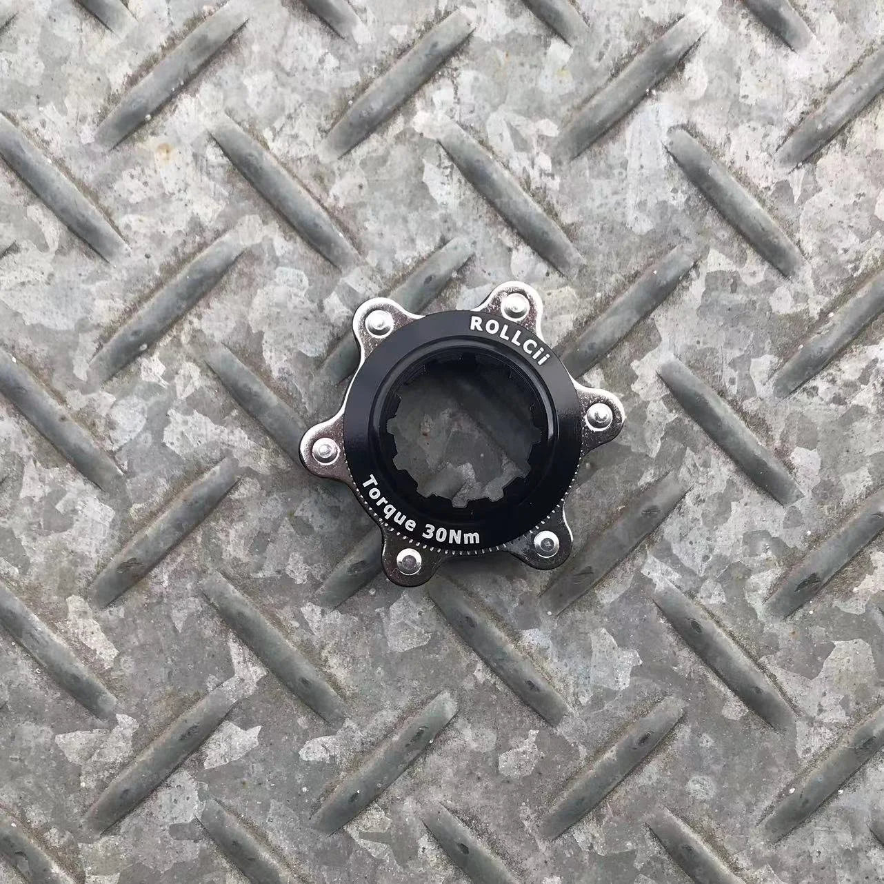 ROLLCii Center Lock to 6-Bolt Rotor Adapter