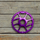 Chainring 1X Direct Mount ROLLCii V2 untuk SRAM 8-Baut Gravel Offset 6mm, tampilan 2