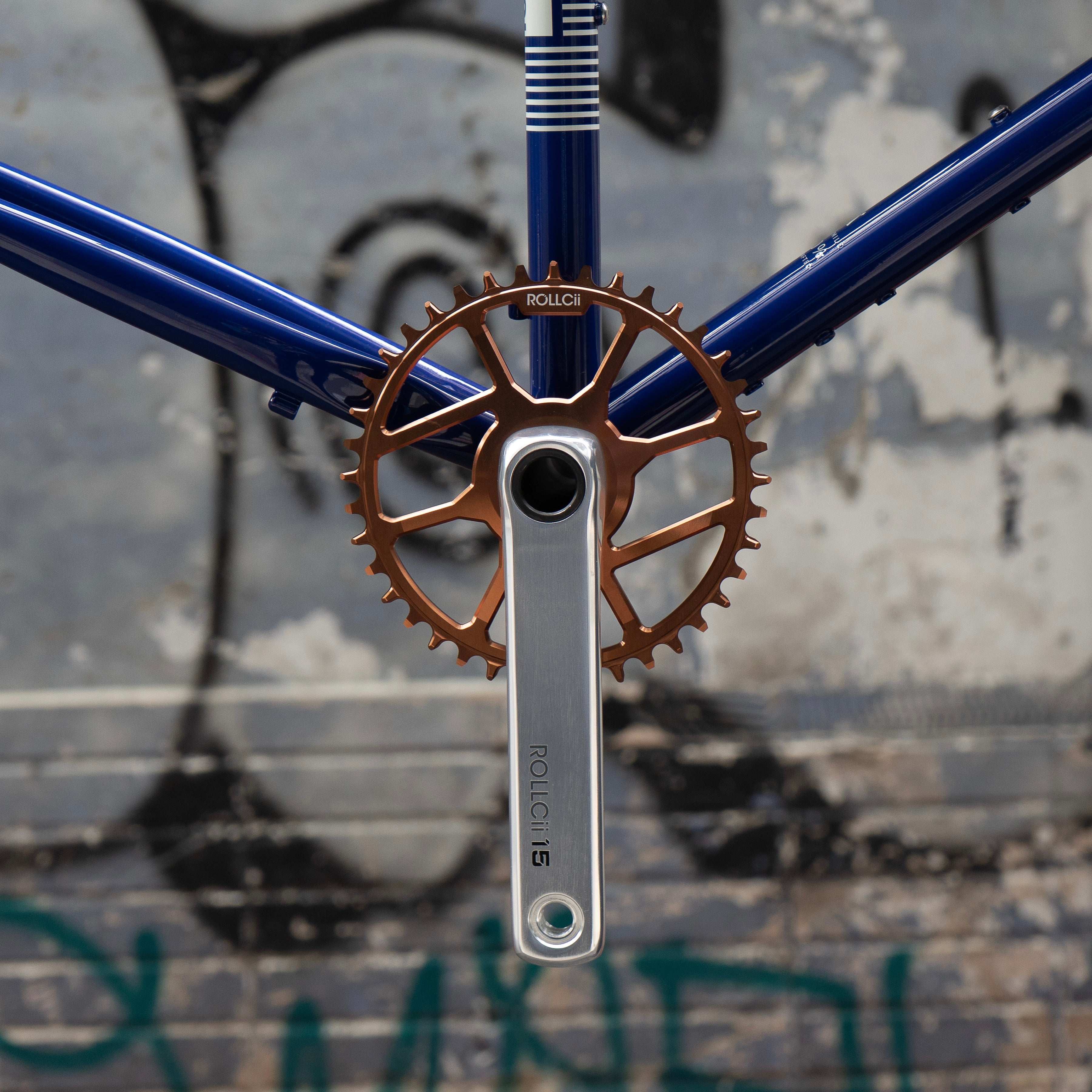 ROLLCii V2 1X Direct Mount Chainring for SRAM 8-Bolt Gravel 6mm Offset, view 7