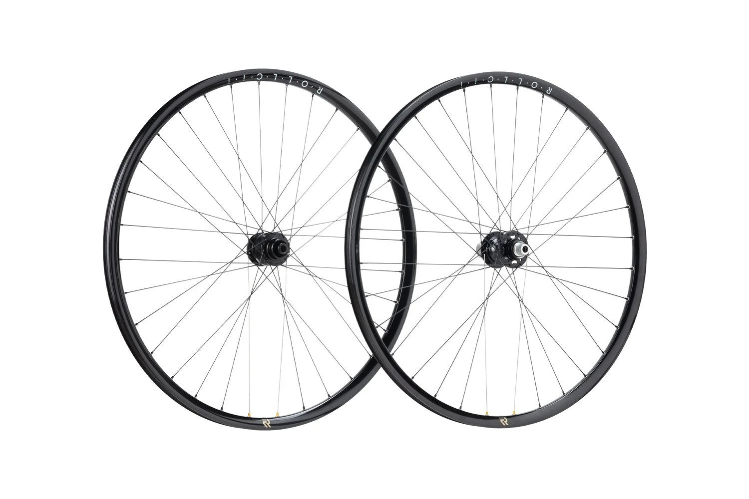ROLLCii DRA21 發電花鼓鋁合金輪組, 黑色, gravel 全路況碟煞公路車, 700C & 650B, 視角2