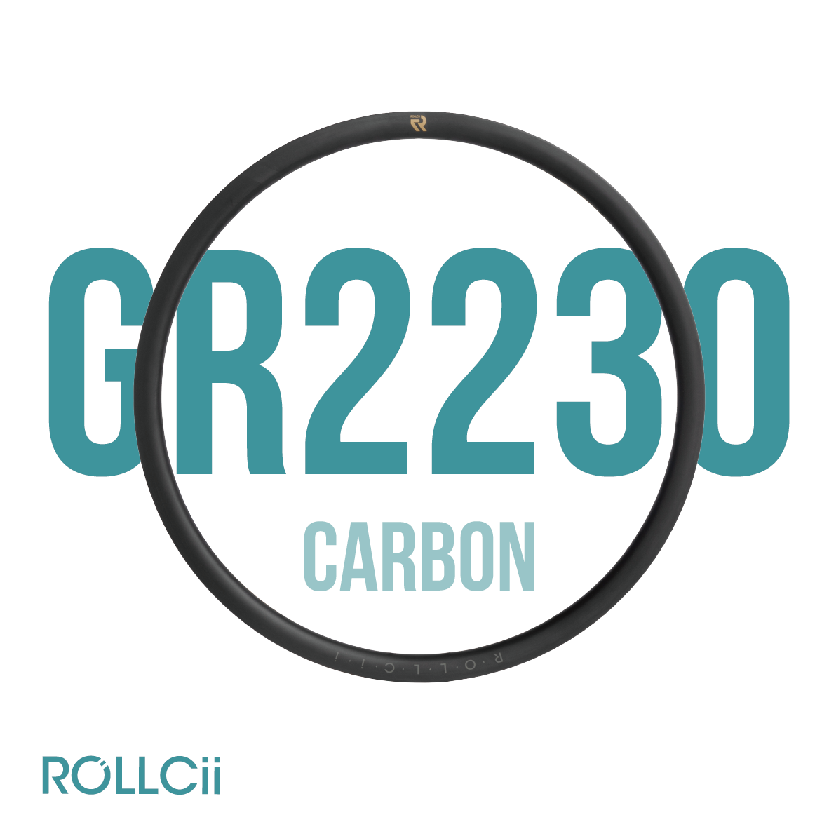 ROLLCii GR2230 Carbon Rim, 24Hole 700C, all-road disc gravel, primary view