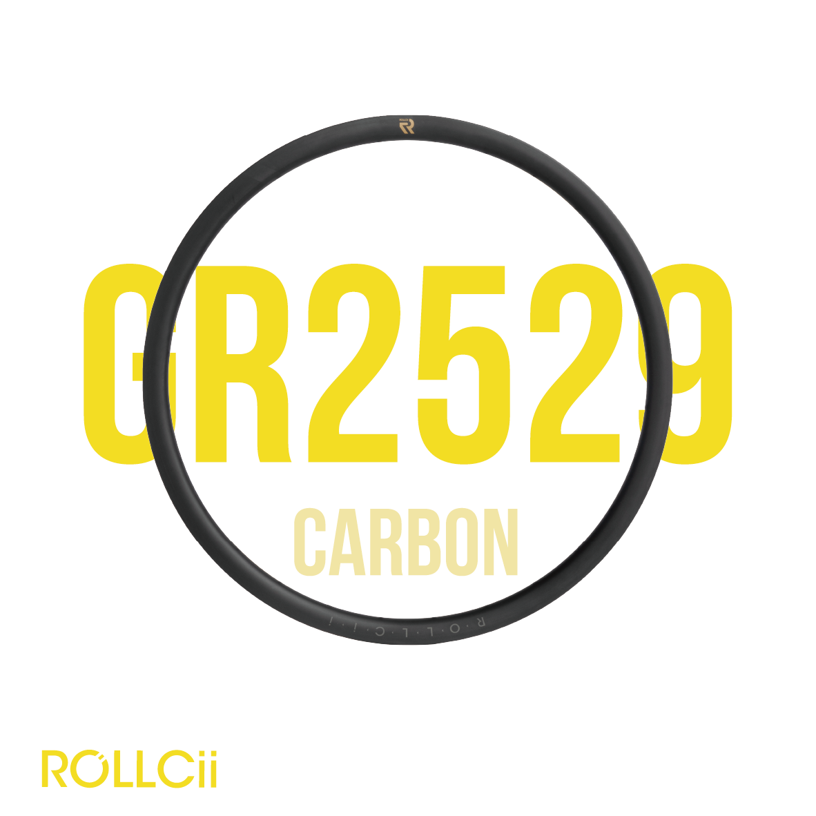 ROLLCii GR2529 Carbon Rim, 24Hole 700C, all-road disc gravel, primary view