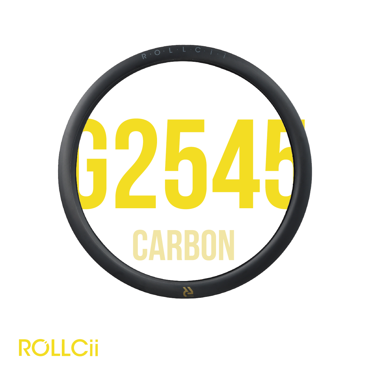 ROLLCii GR2545 Carbon Rim, 24Hole 700C, all-road disc gravel, primary view