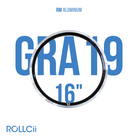 ROLLCii GRA19RM Aluminum Rim, 16", Brompton, primary view