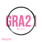 ROLLCii GRA21RM Aluminum Rim, グラベル・ロード リムブレーキ, アングル2