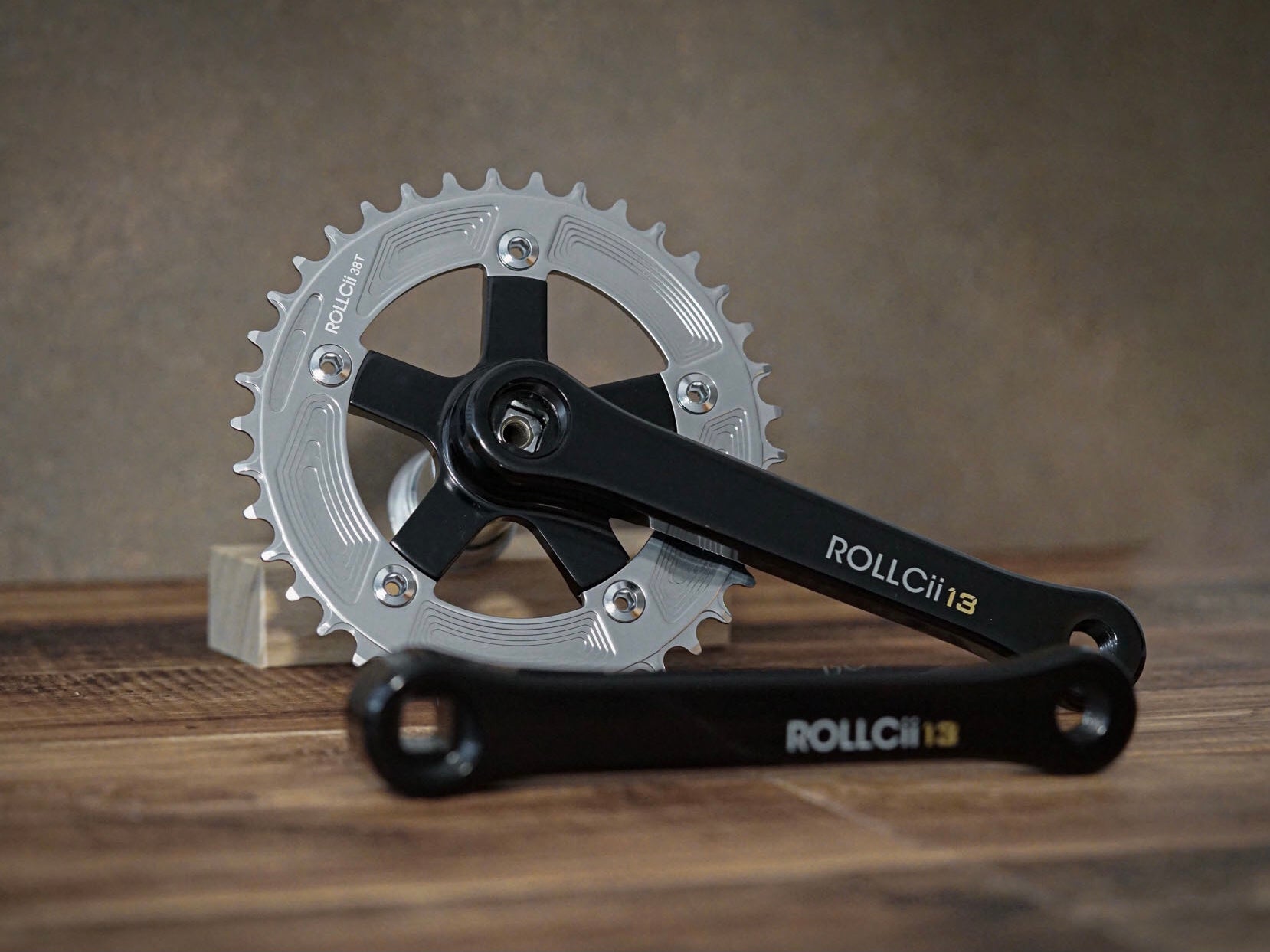 ROLLCii Gradient 1X Chainring for BCD110 5-Bolt, Silber