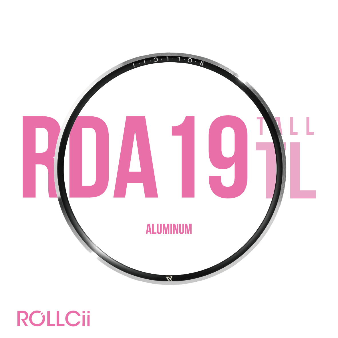 ROLLCii RDA19RM-TL Aluminum Rim, 700C ถนน/ทแรค เบรกก้ามปู, มุมที่ 1