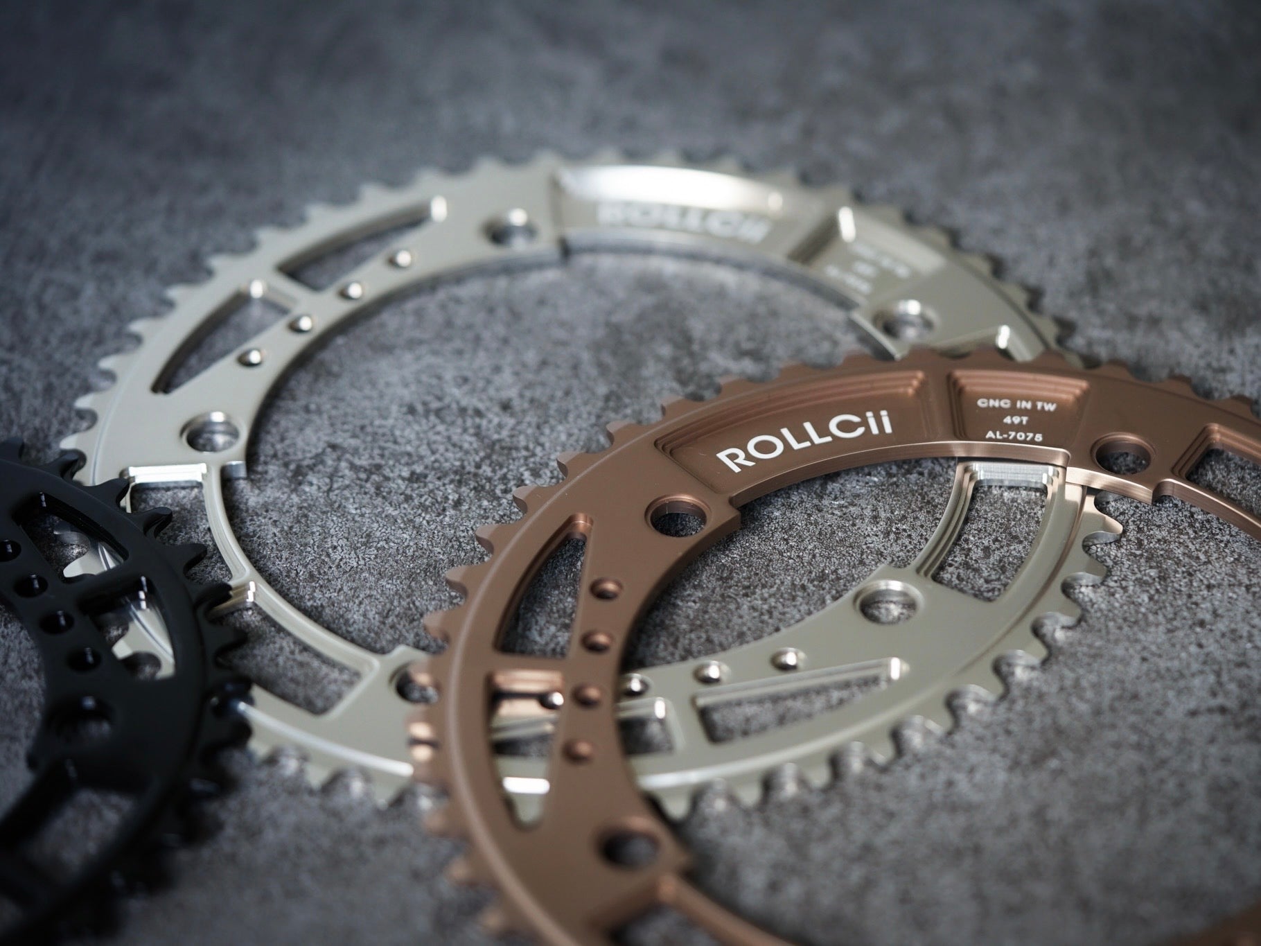 ROLLCii Rocker Track Chainring for BCD144 5-Bolt, Hauptansicht