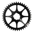 Chainring 1X Direct Mount ROLLCii V1 untuk SRAM 3-Baut Gravel, Hitam