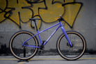 Rangka MTB Hardtail Keluli VELOCI Bongo Jungle, dipadankan dengan garpu karbon, sudut alternatif