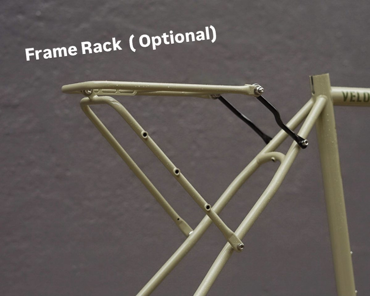 VELOCI Jimmy V2.1 Chromoly Steel Frame Set, gravel bikepacking all-road, view 2