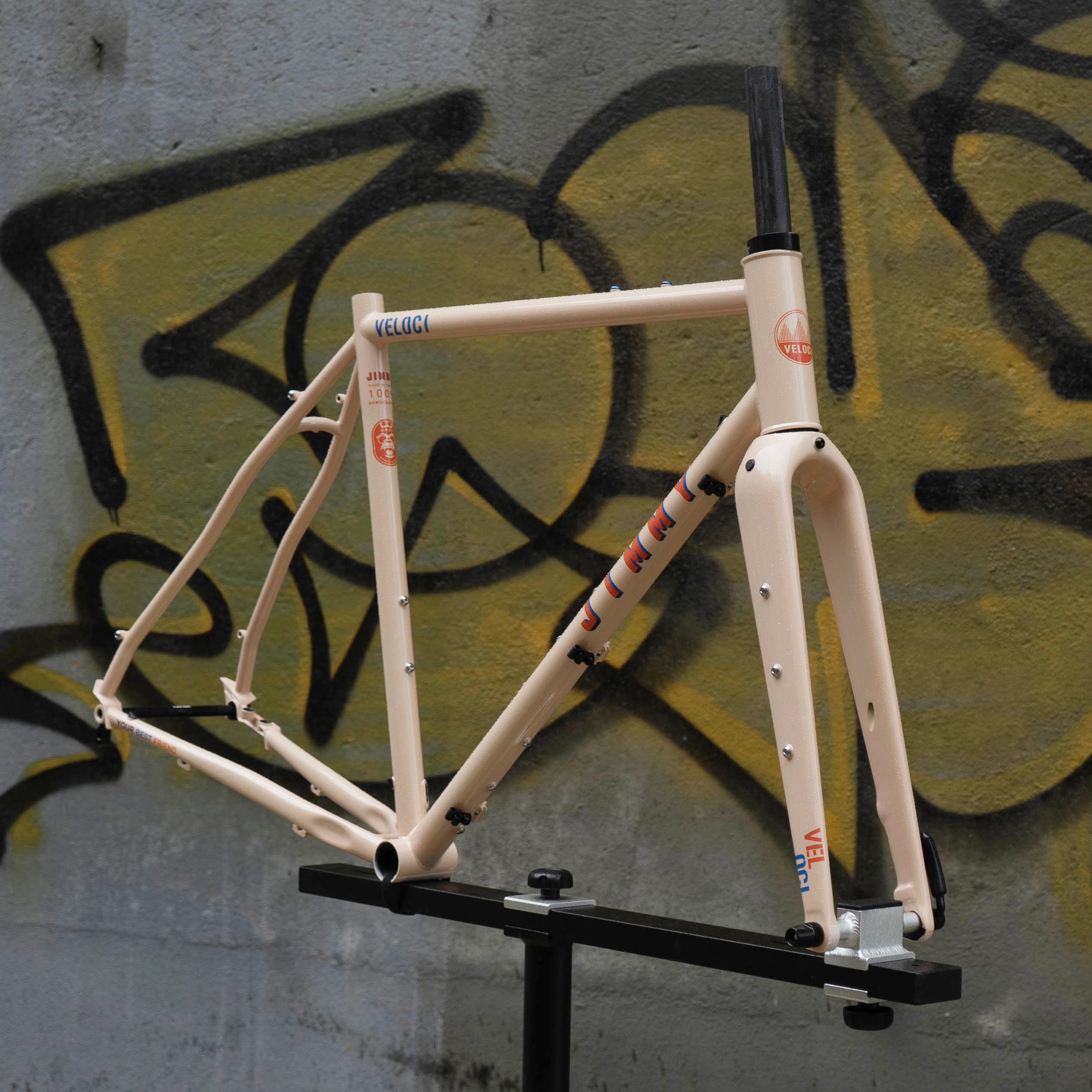 VELOCI Jimmy V.2 Chromoly Steel Frame Set, gravel bikepacking all-road, view 7