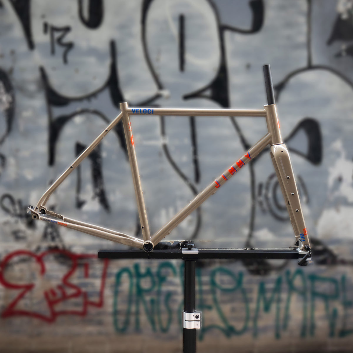 VELOCI Jimmy V2.1 Chromoly Steel Frame Set, gravel bikepacking all-road, view 9
