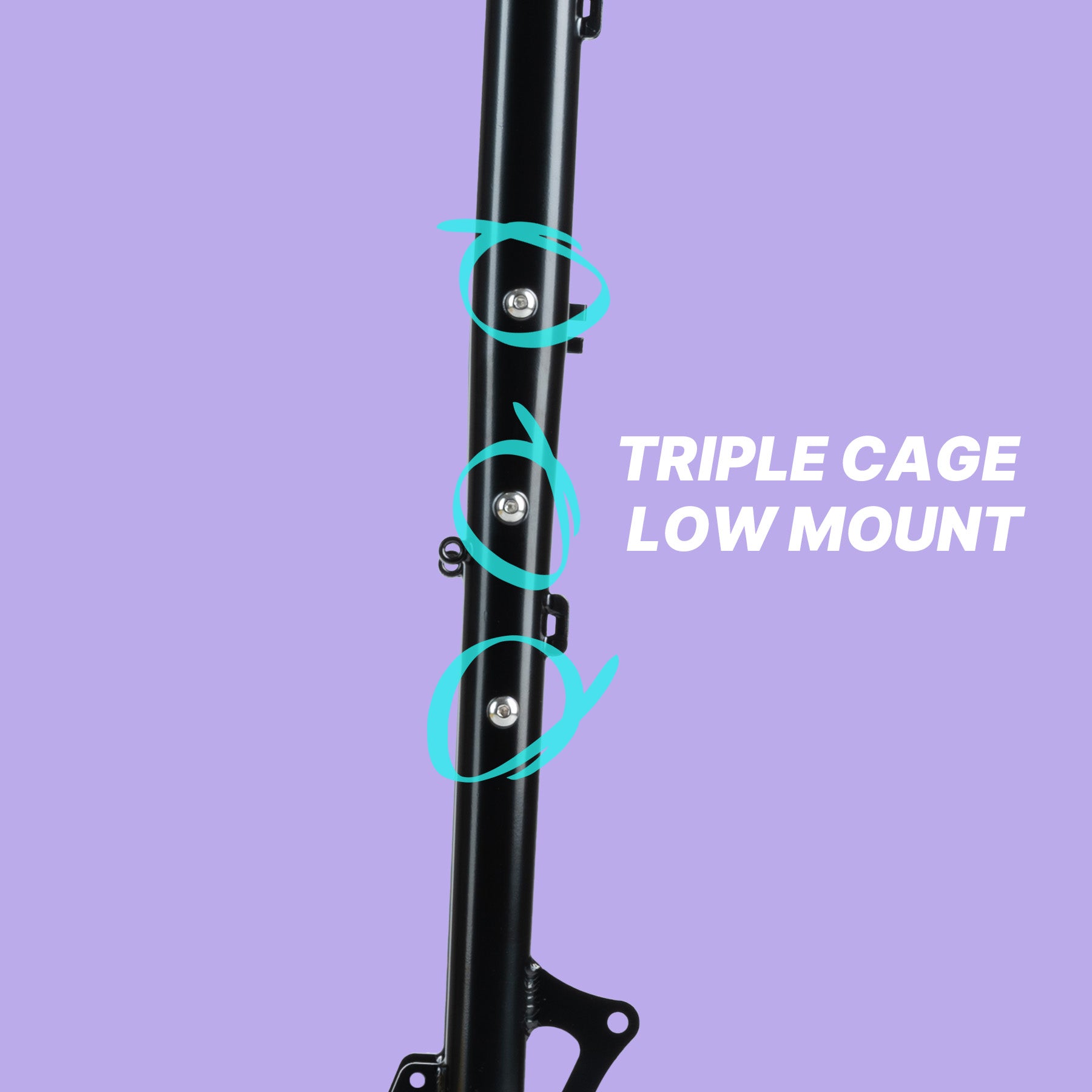 VELOCI No.07 Chromoly Steel Rigid Fork, MTB Trail Hardtail Enduro Bikepacking, Ansicht 3