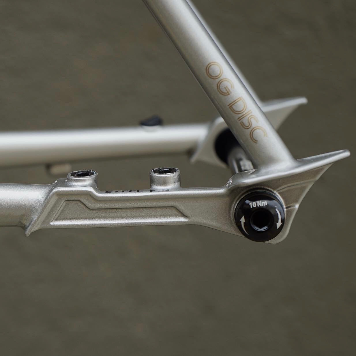 VELOCI OG Disc Chromoly Steel Frame Set, road bike disc enduro, view 1